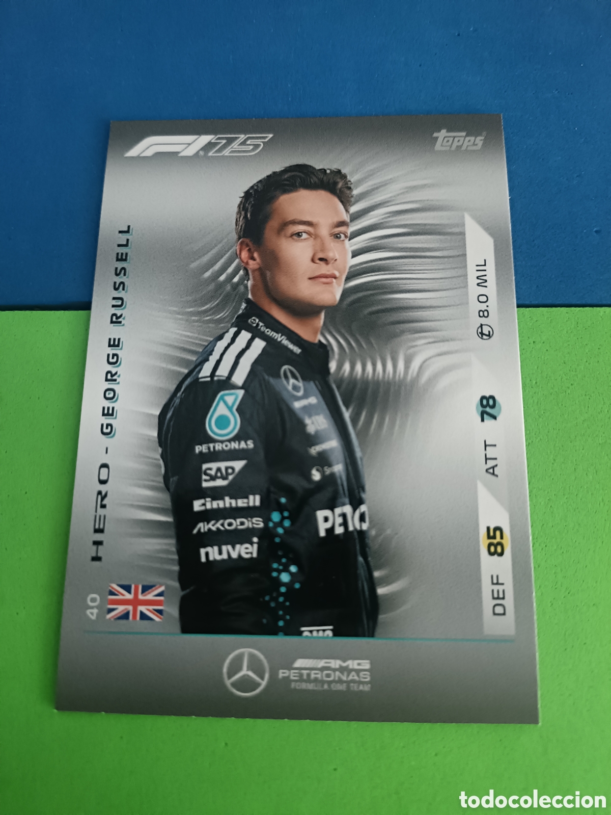 Cromos de F&uacute;tbol: Topps TURBO ATTAX 2025 F&Oacute;RMULA 1 - 40 George Russell
