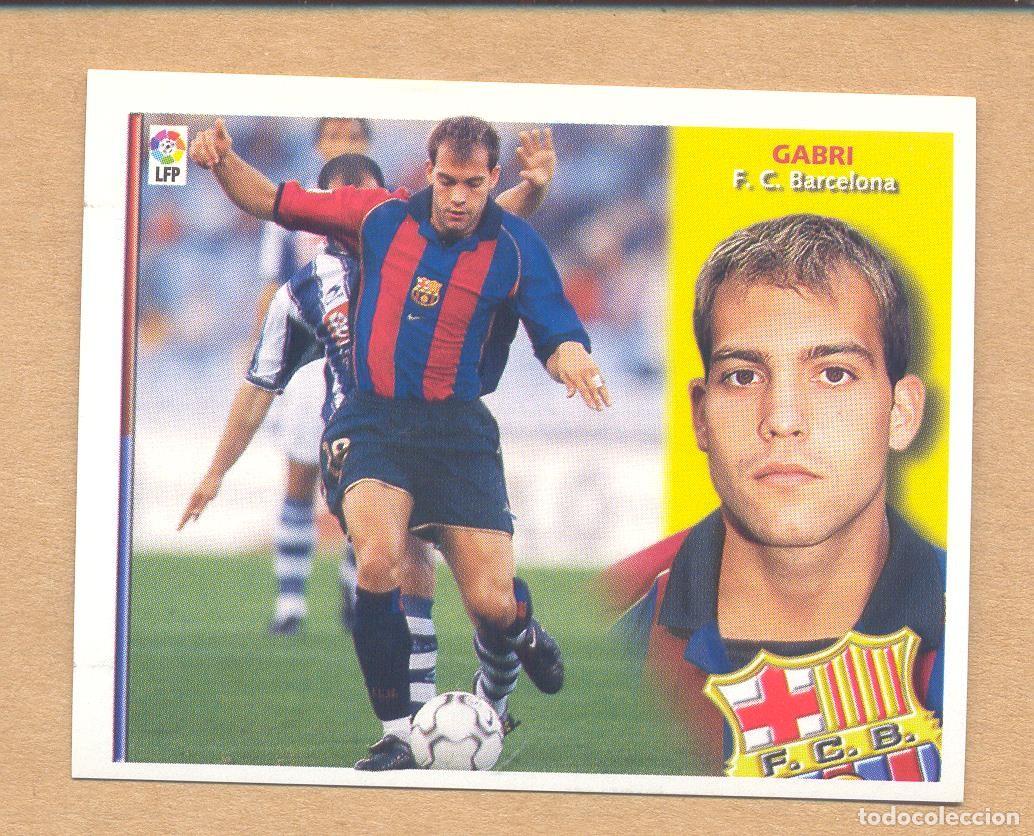 Cromos de Futebol: liga 2002-2003 este, gabri - f.c.barcelona, nunca pegado, ver foto