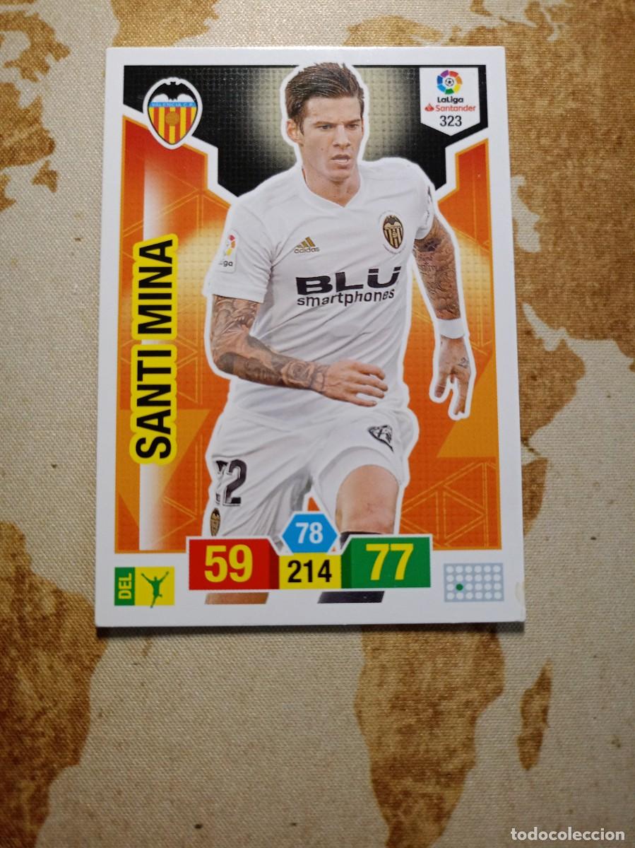 Figurine di Calcio: Valencia 323 SANTI MINA Adrenalyn 2018-19