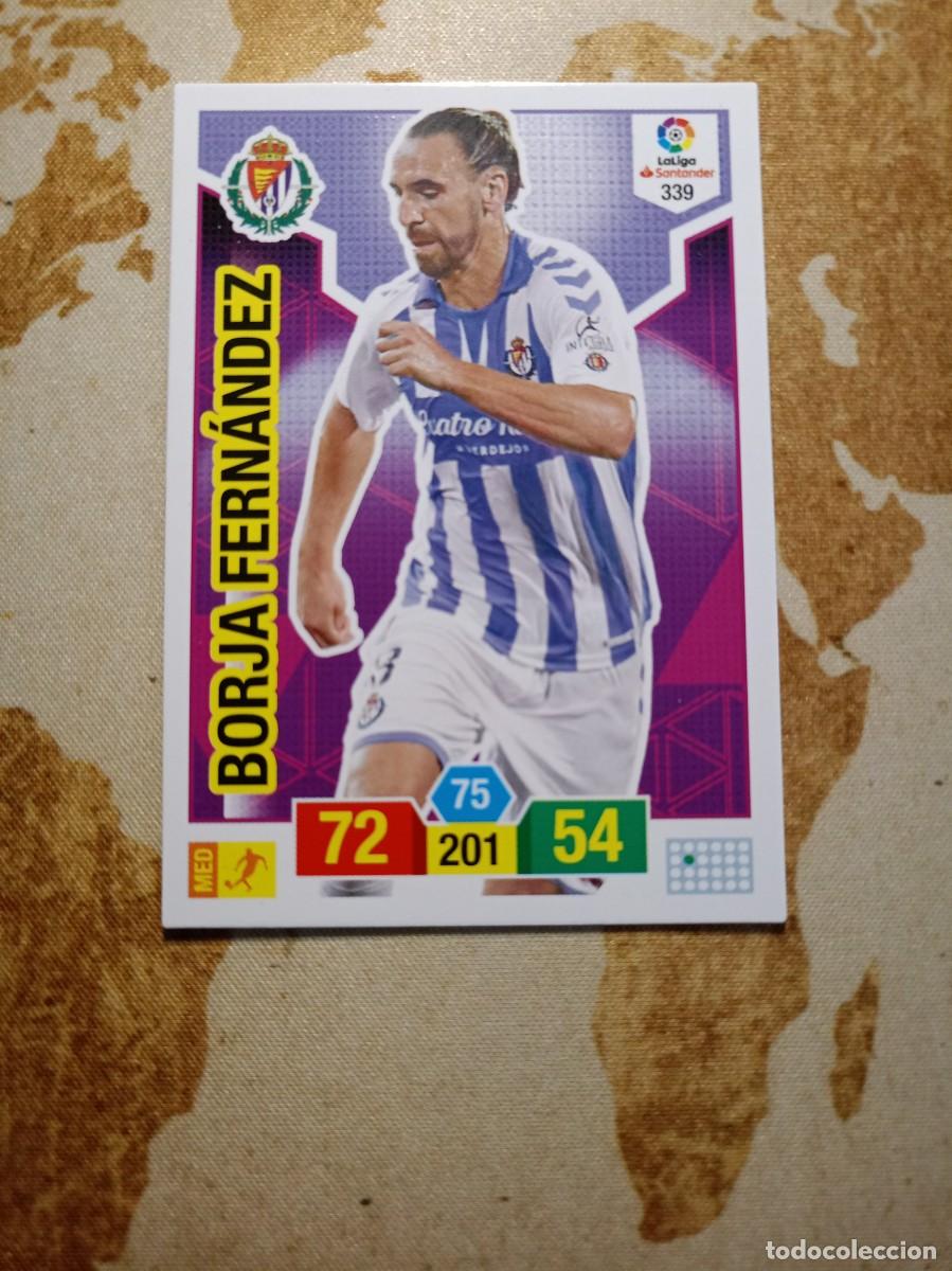 Fu&szlig;ball-Sticker: Valladolid 339 BORJA FERN&Aacute;NDEZ Adrenalyn 2018-19