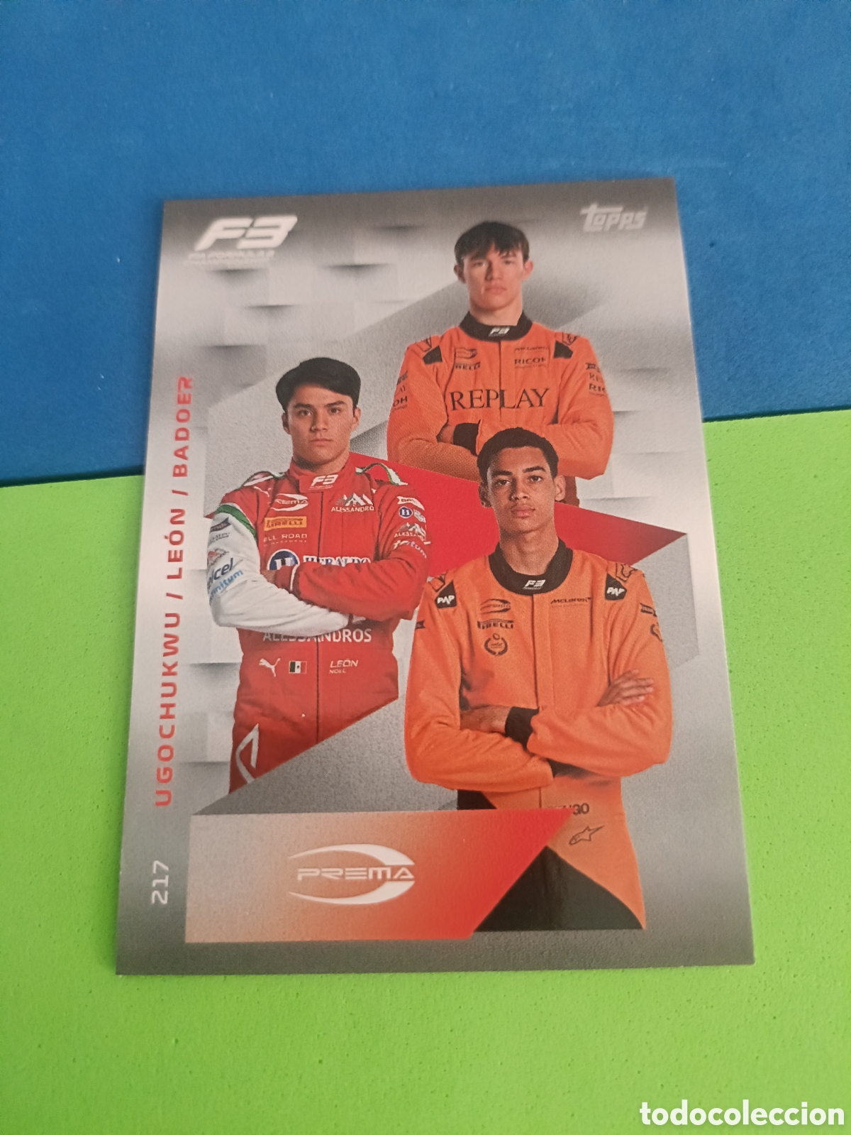 Cromos de F&uacute;tbol: Topps TURBO ATTAX 2025 F&Oacute;RMULA 1 - 217 F3 Ugochukwu/ Le&oacute;n/ Badder