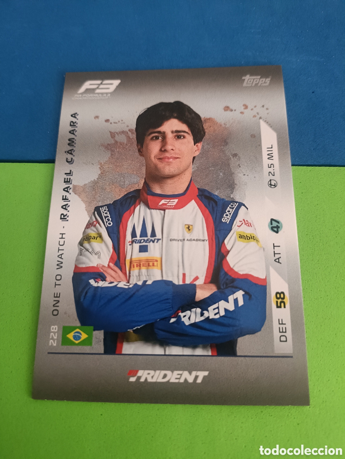 Cromos de F&uacute;tbol: Topps TURBO ATTAX 2025 F&Oacute;RMULA 1 - 228 Rafael C&aacute;mara