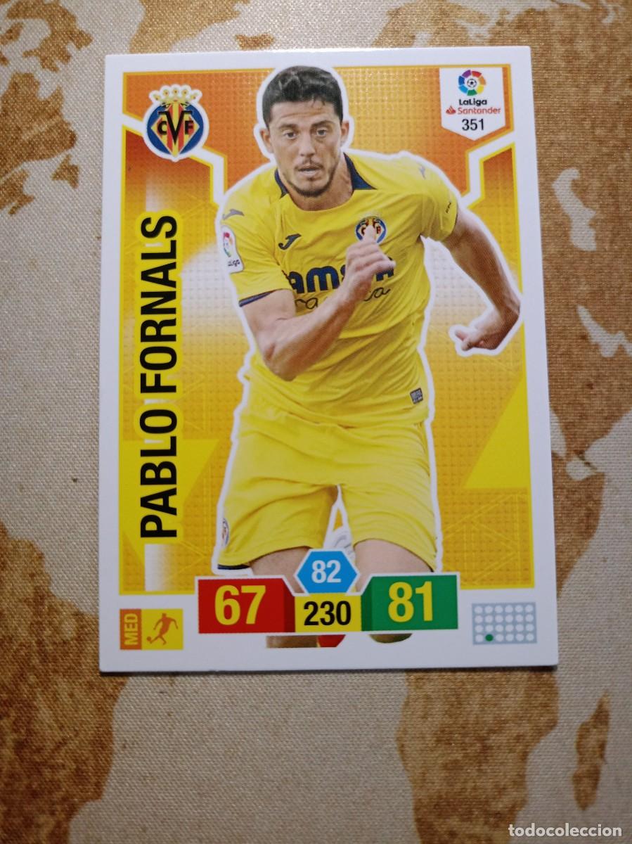 Cromos de f&uacute;tbol: Villarreal 351 PABLO FORNALS Adrenalyn 2018-19