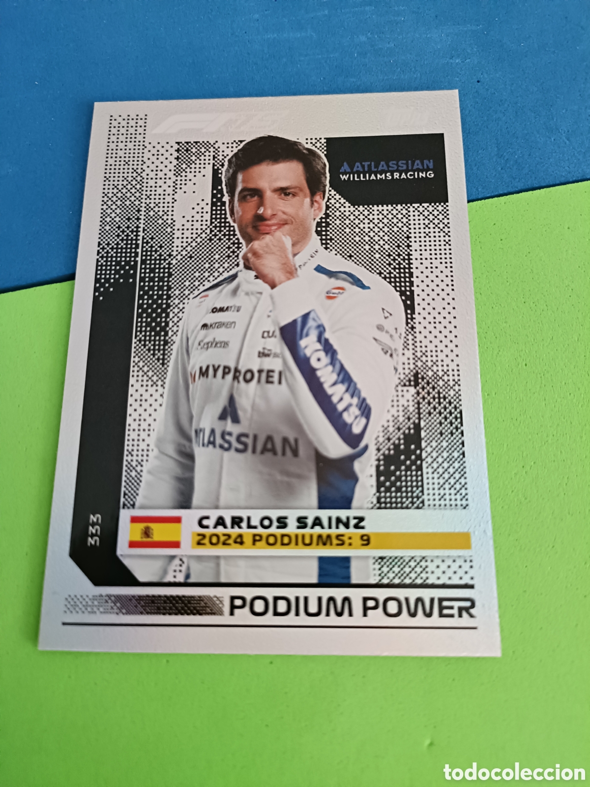 Cromos de F&uacute;tbol: Topps TURBO ATTAX 2025 F&Oacute;RMULA 1 - Icons 333 Carlos Sainz