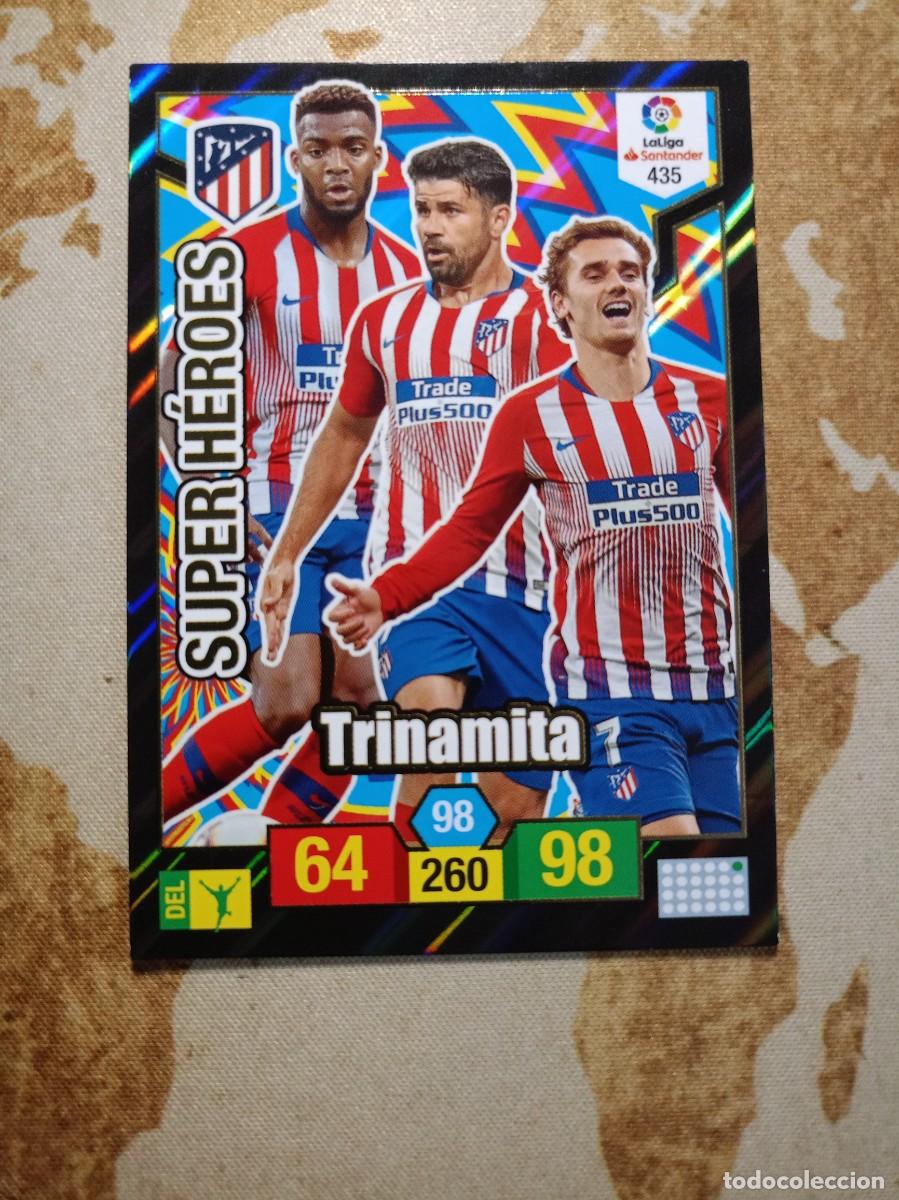 Fu&szlig;ball-Sticker: S&Uacute;PER H&Eacute;ROES 435 Trinamita Adrenalyn 2018-19
