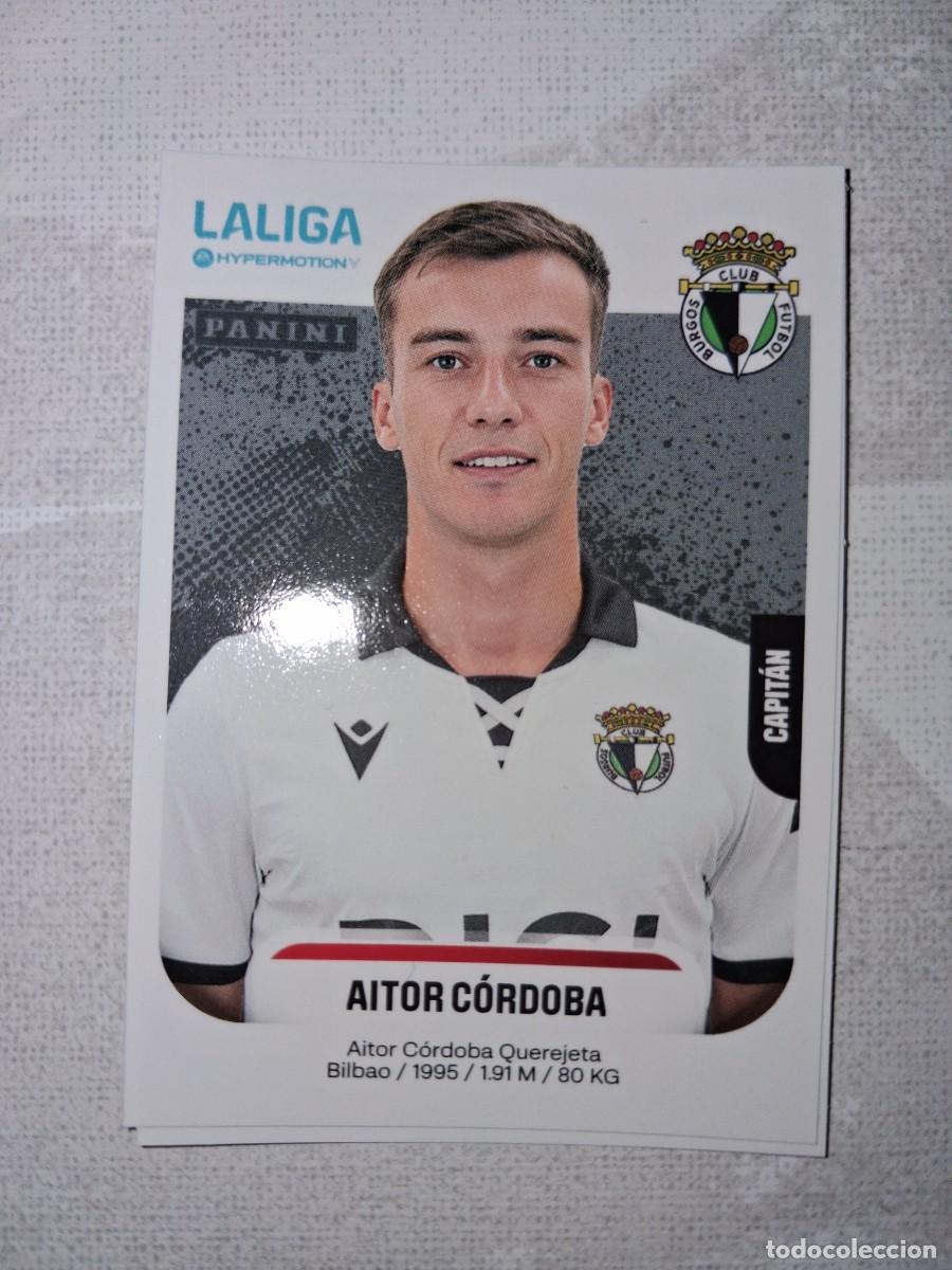 Figurine di Calcio: Liga Hypermotion 25/26 2025 2026 Sin Pegar Burgos 65 Aitor Cordoba