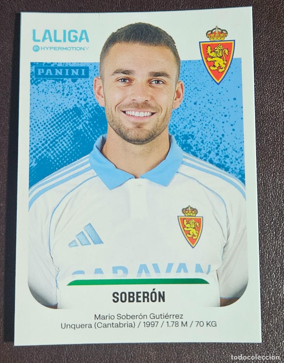 Fu&szlig;ball-Sticker: 2025 2026 418A SOBREON ZARAGOZA HYPERMOTION PANINI
