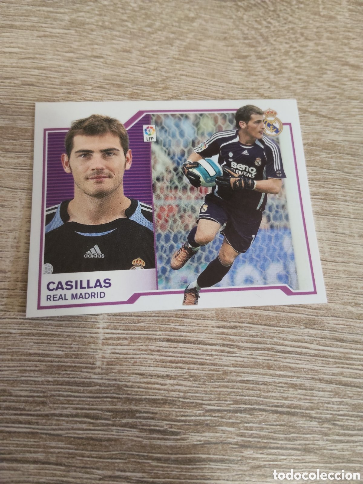 Football Stickers: Casillas Real Madrid liga 2007 2008 07 08 ediciones este