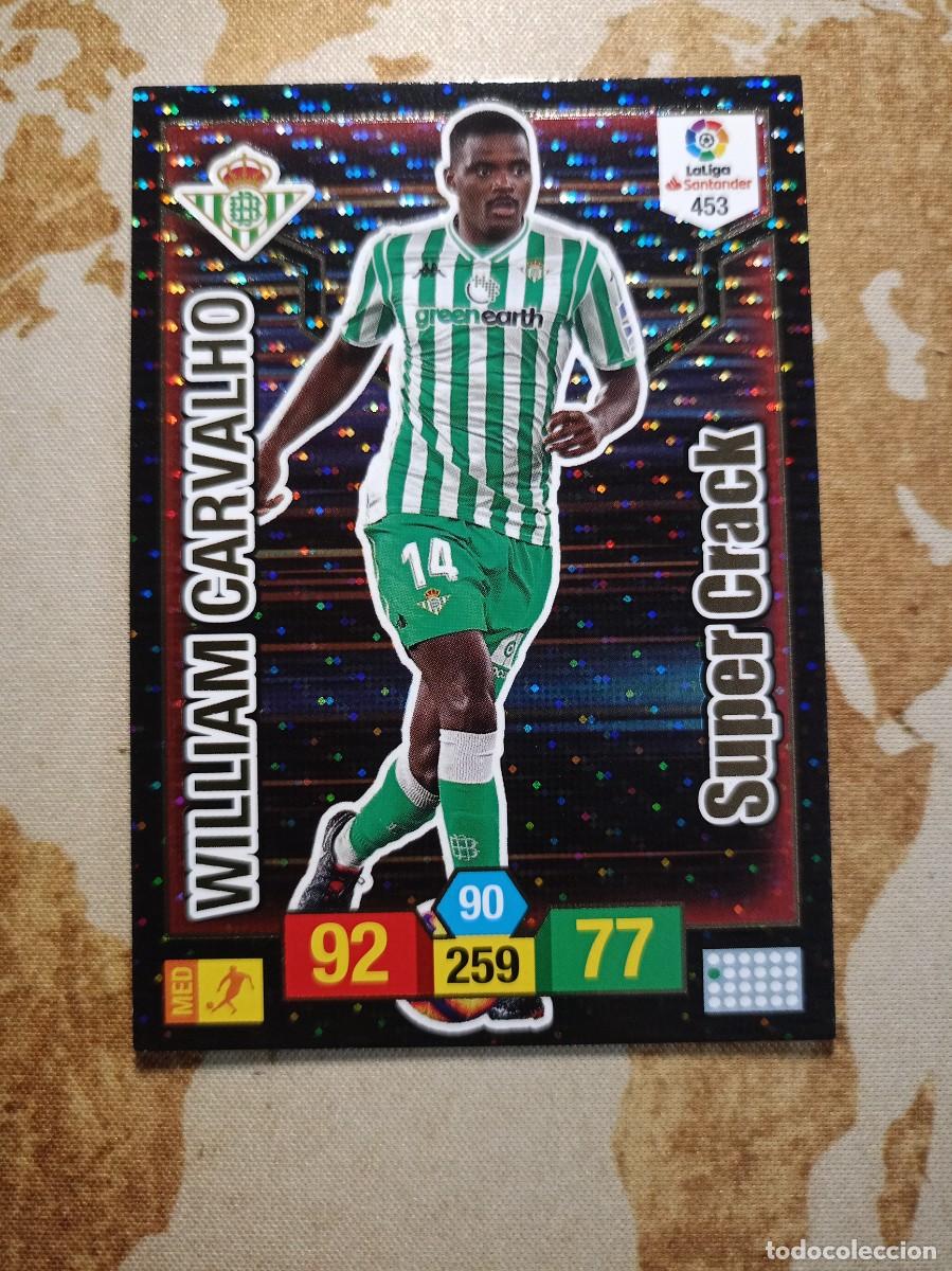 Fu&szlig;ball-Sticker: S&uacute;per Crack 453 WILLIAM CARVALHO Adrenalyn 2018-19