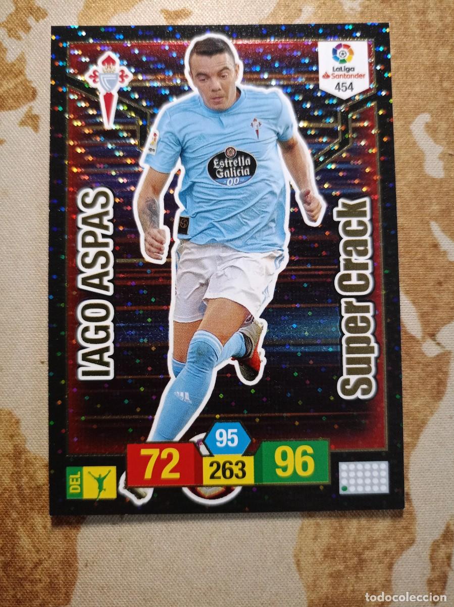 Figurine di Calcio: S&uacute;per Crack 454 IAGO ASPAS Adrenalyn 2018-19