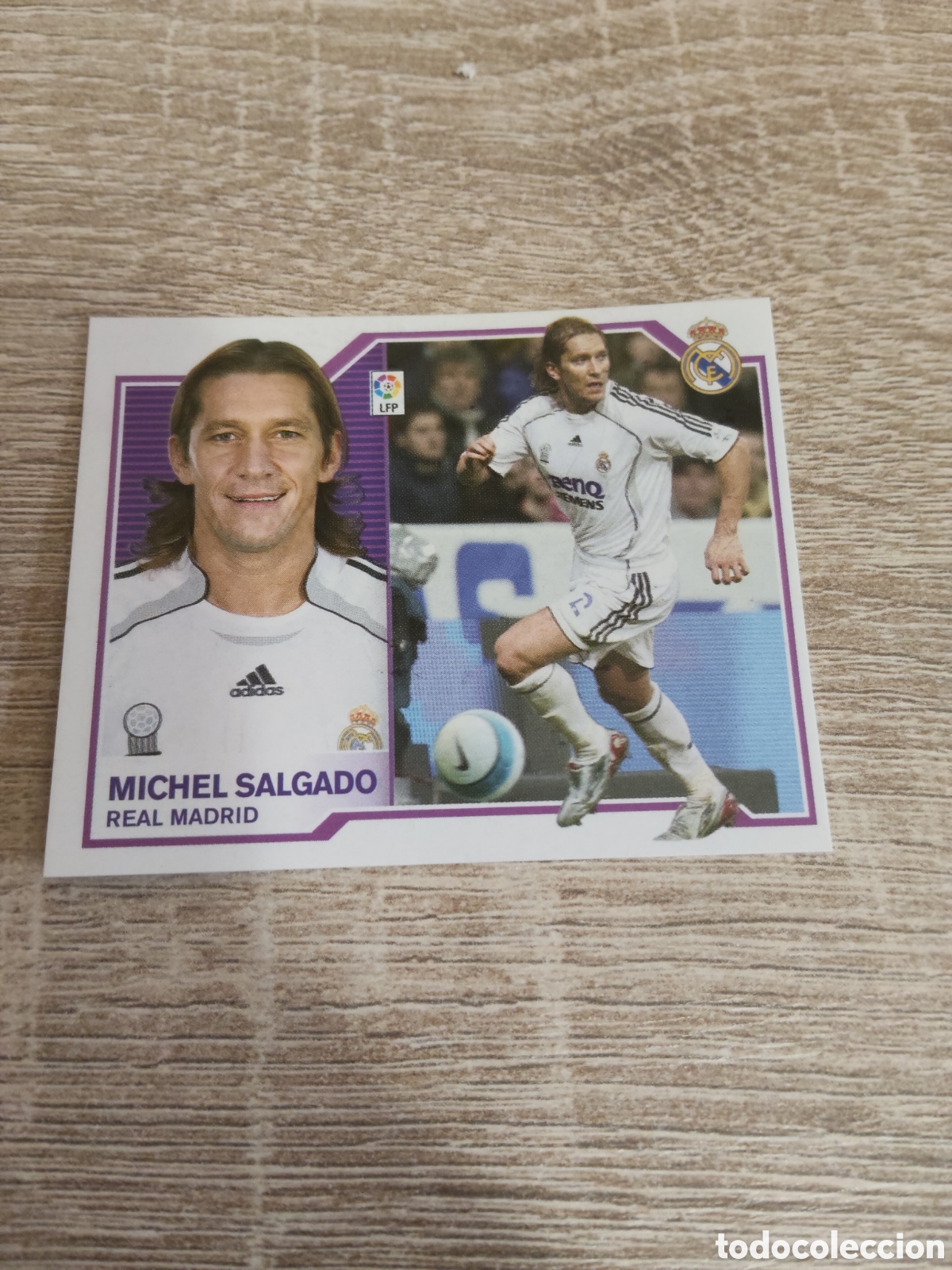 Cromos de f&uacute;tbol: Michel Salgado Real Madrid liga 2007 2008 07 08 ediciones este