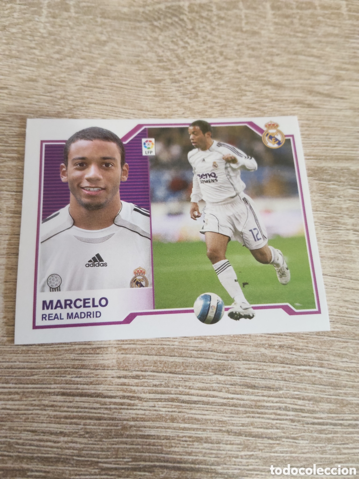 Football Stickers: Marcelo Real Madrid liga 2007 2008 07 08 ediciones este