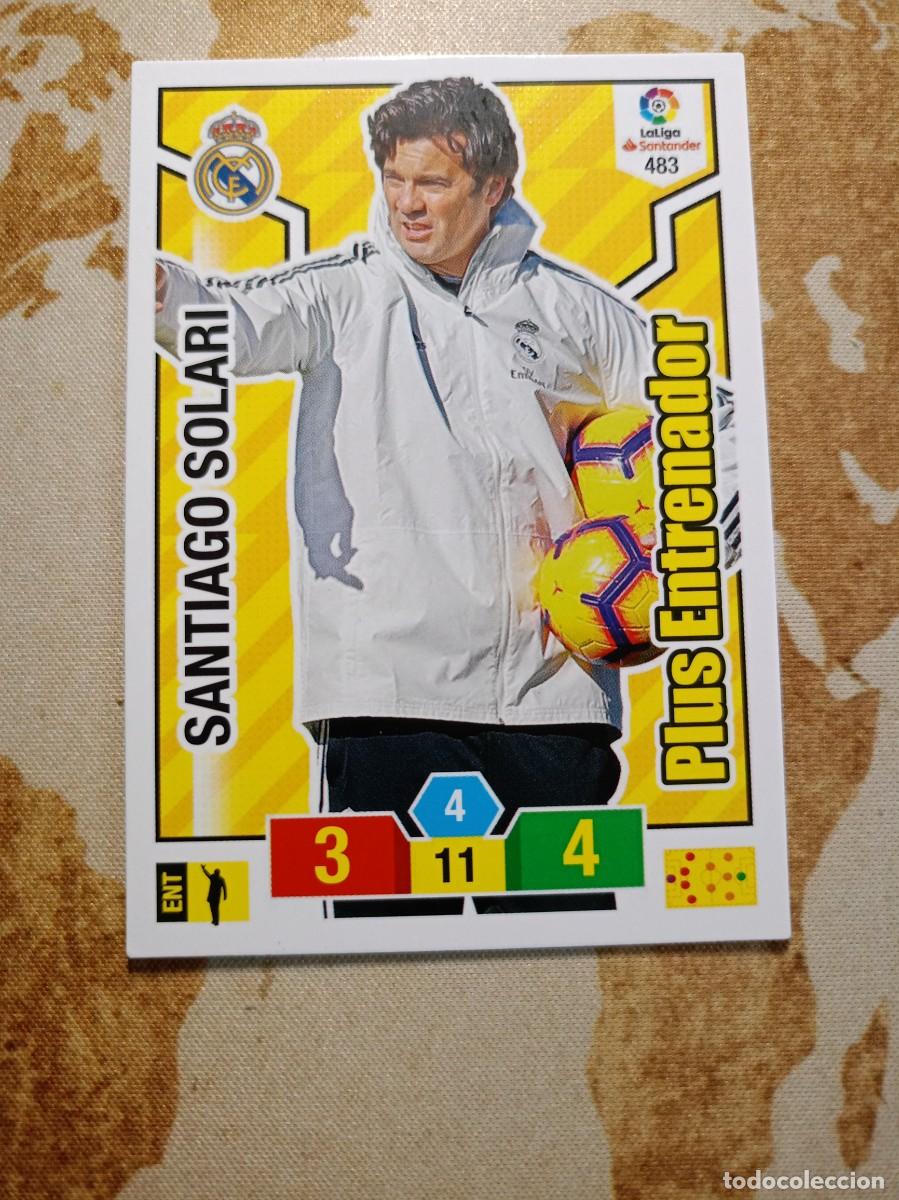 Cromos de F&uacute;tbol: Plus Entrenador 483 SANTIAGO SOLARI Adrenalyn 2018-19