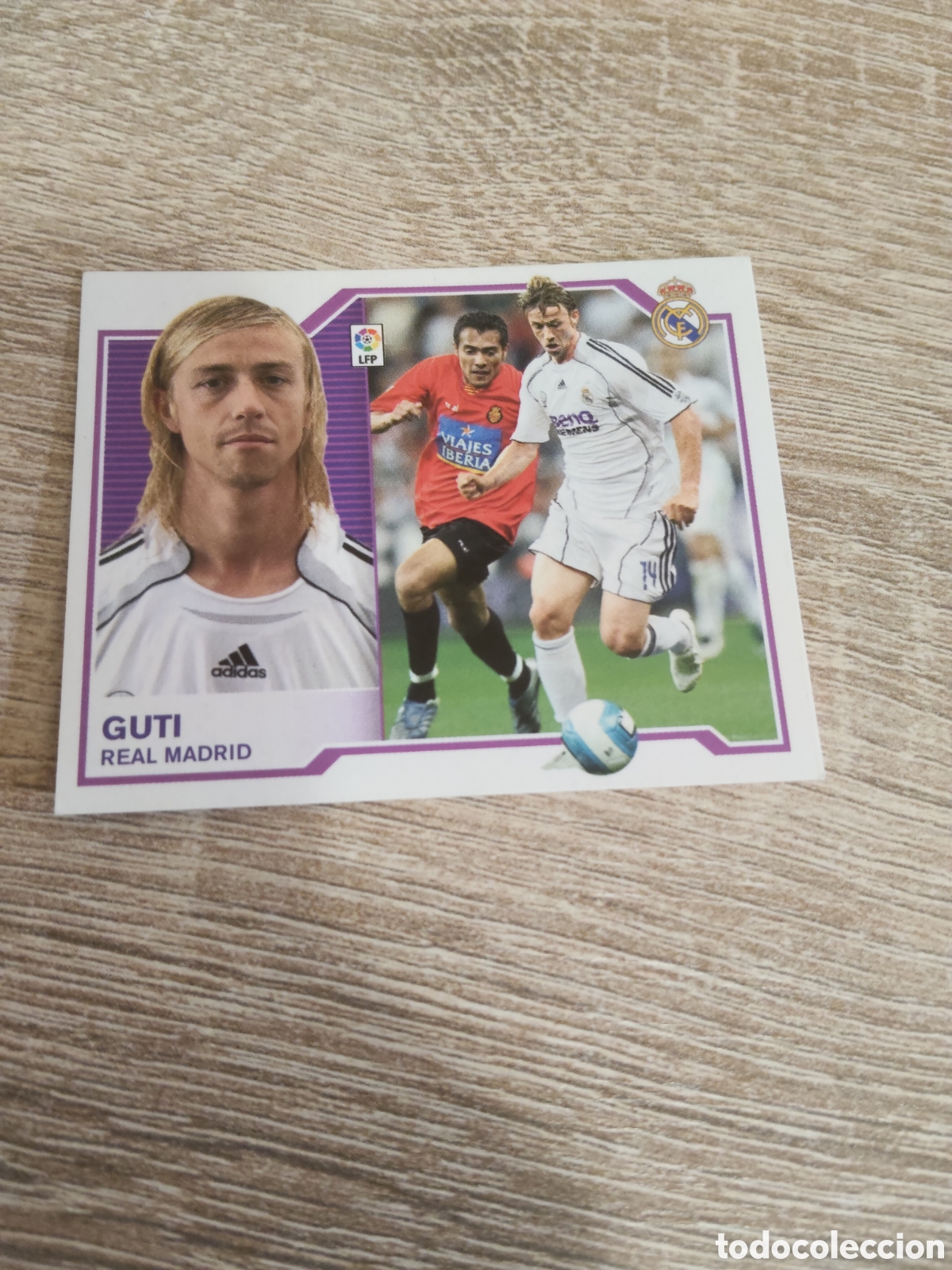 Football Stickers: Guti Real Madrid liga 2007 2008 07 08 ediciones este