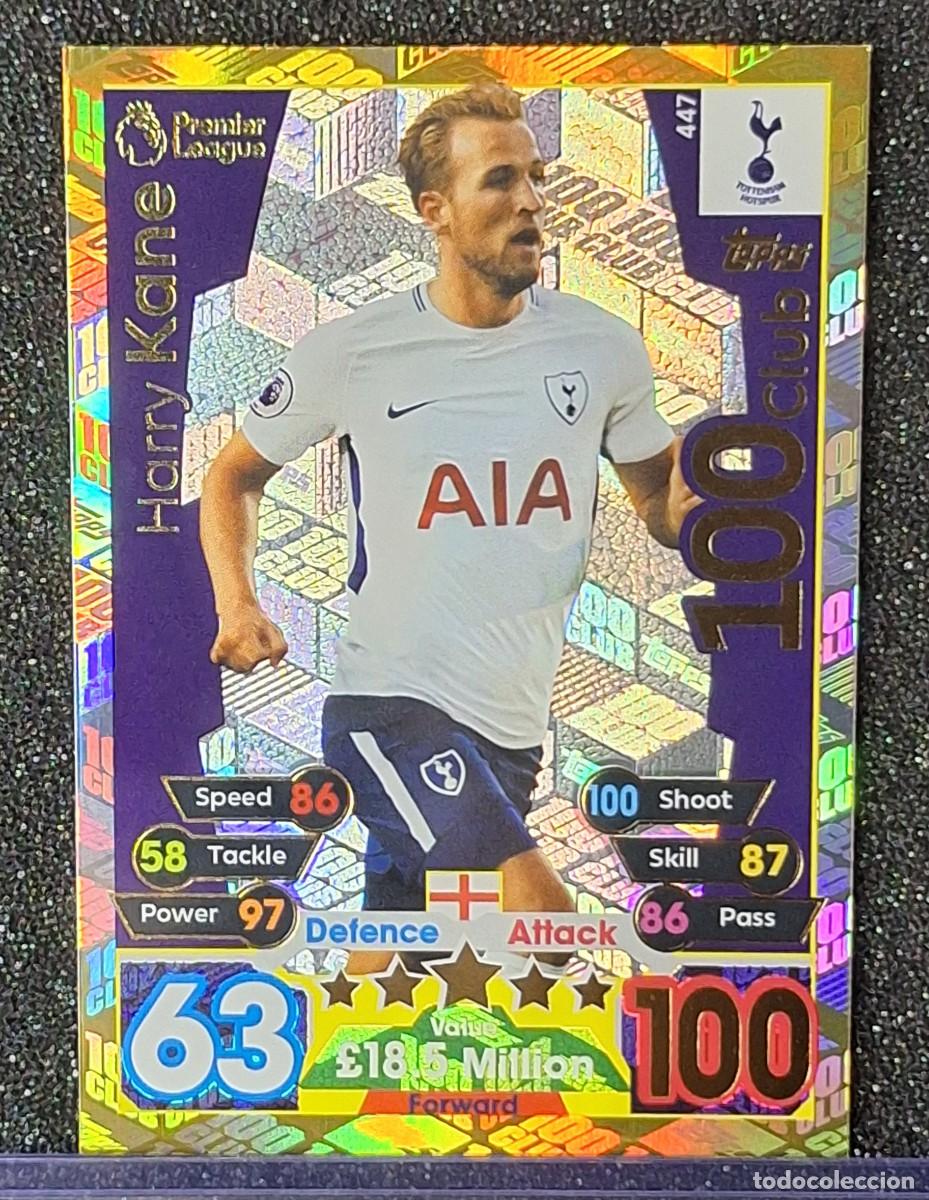 Fu&szlig;ball-Sticker: Harry Kane Tottenham 100 Club Topps Soccer