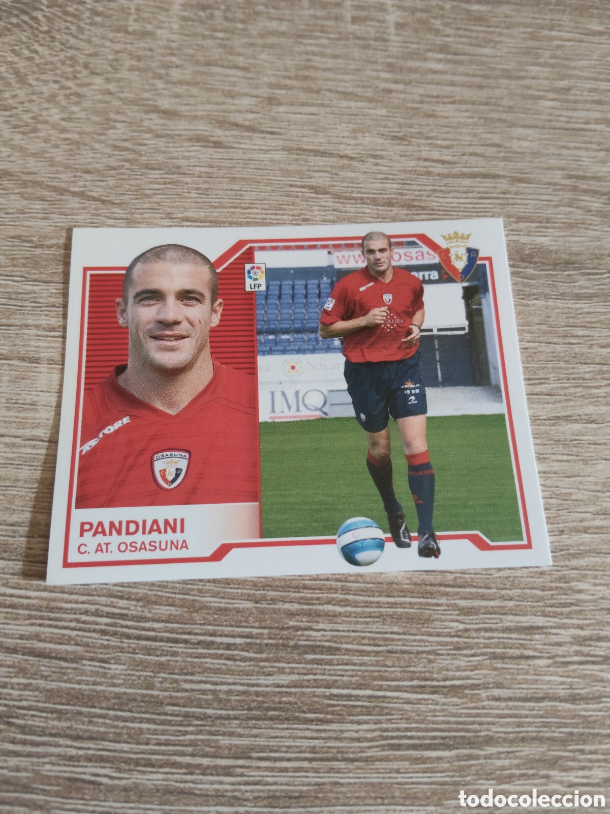 Cromos de f&uacute;tbol: Pandiani Osasuna liga 2007 2008 07 08 ediciones este