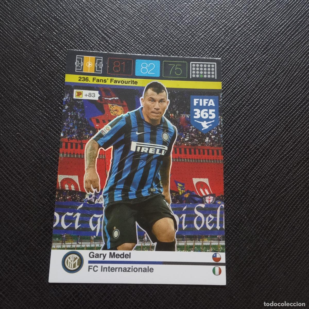 Figurine di Calcio: 236 MEDEL INTER MILAN ADRENALYN 2015 2016 FIFA 365 CROMO FUTBOL 15 16 - (MD2000-2) PG3