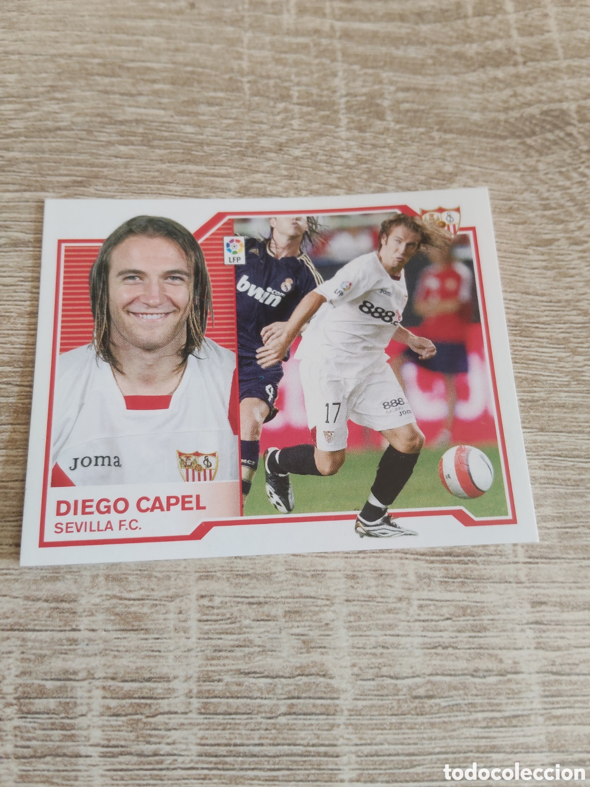 Cromos de F&uacute;tbol: Diego Capel coloca Sevilla liga 2007 2008 07 08 ediciones este