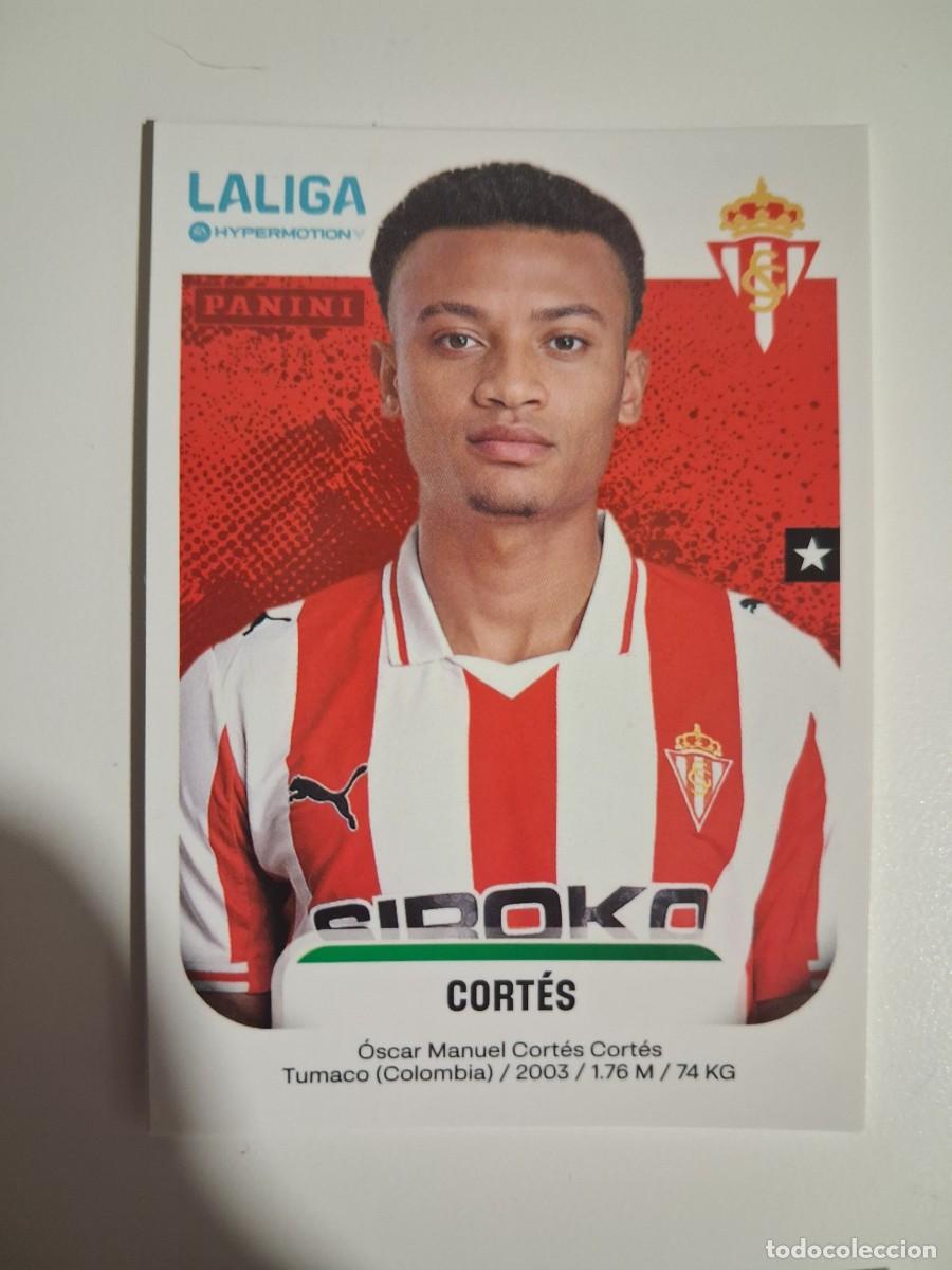 Cromos de F&uacute;tbol: Liga Hypermotion 25/26 2025 2026 Sin Pegar Real Sporting de Gijon 378 Oscar Cortes