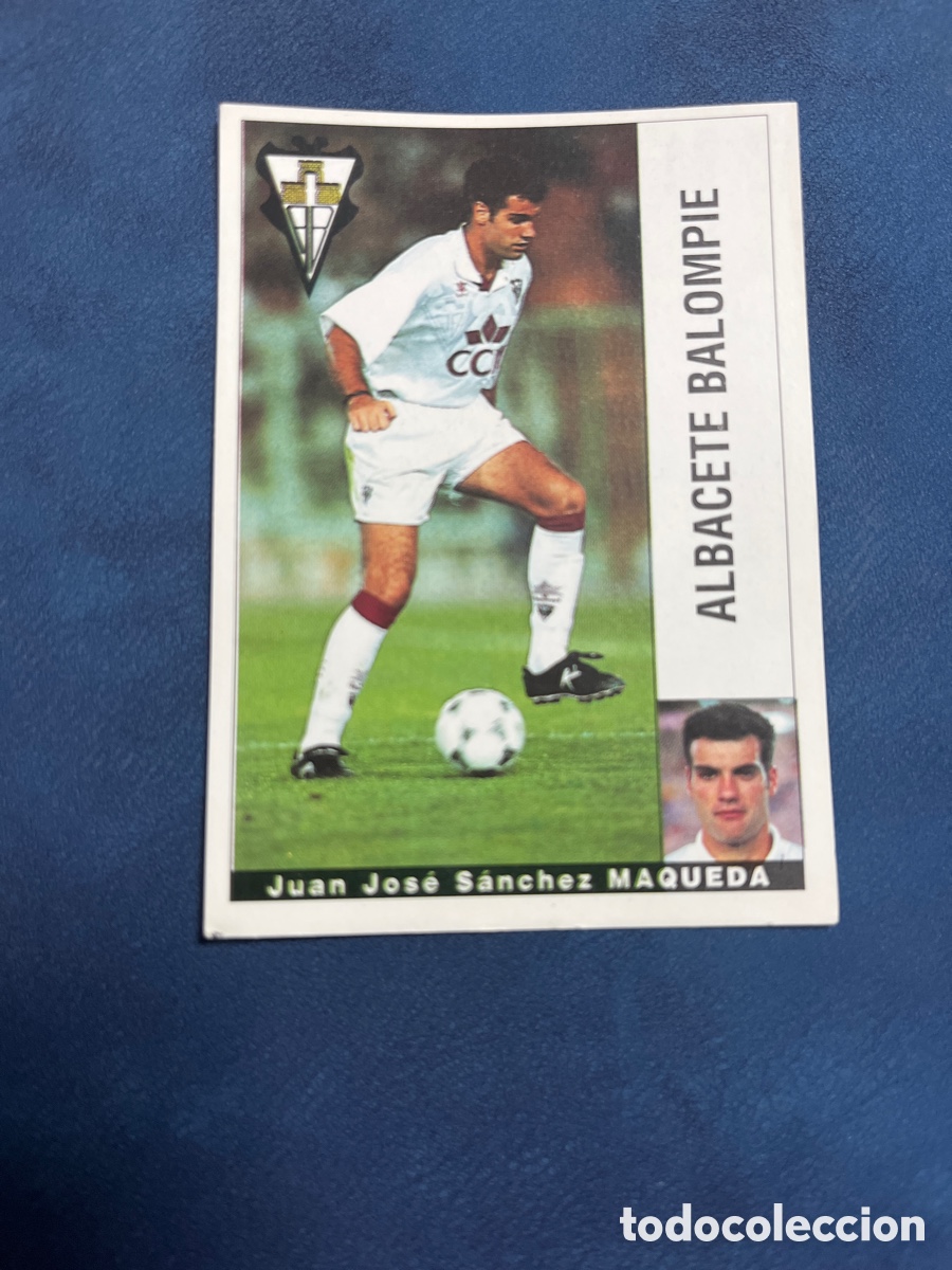 Cromos de F&uacute;tbol: MAQUEDA ALBACETE PANINI 1995 1996 LIGA 95 96 SIN PEGAR PEGATINA FUTBOL CROMO