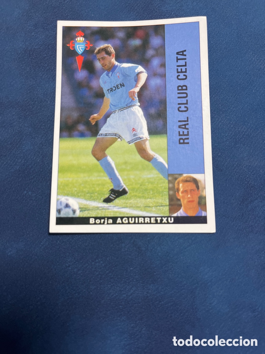 Cromos de F&uacute;tbol: AGUIRRETXU CELTA DE VIGO PANINI 1995 1996 LIGA 95 96 SIN PEGAR PEGATINA FUTBOL
