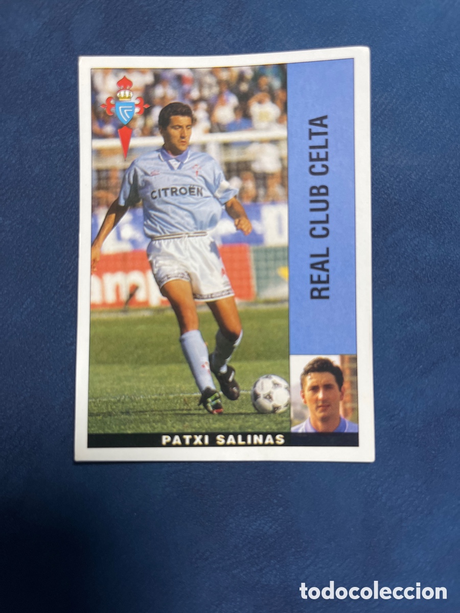 Cromos de F&uacute;tbol: PATXI SALINAS CELTA DE VIGO PANINI 1995 1996 LIGA 95 96 SIN PEGAR PEGATINA FUTBOL