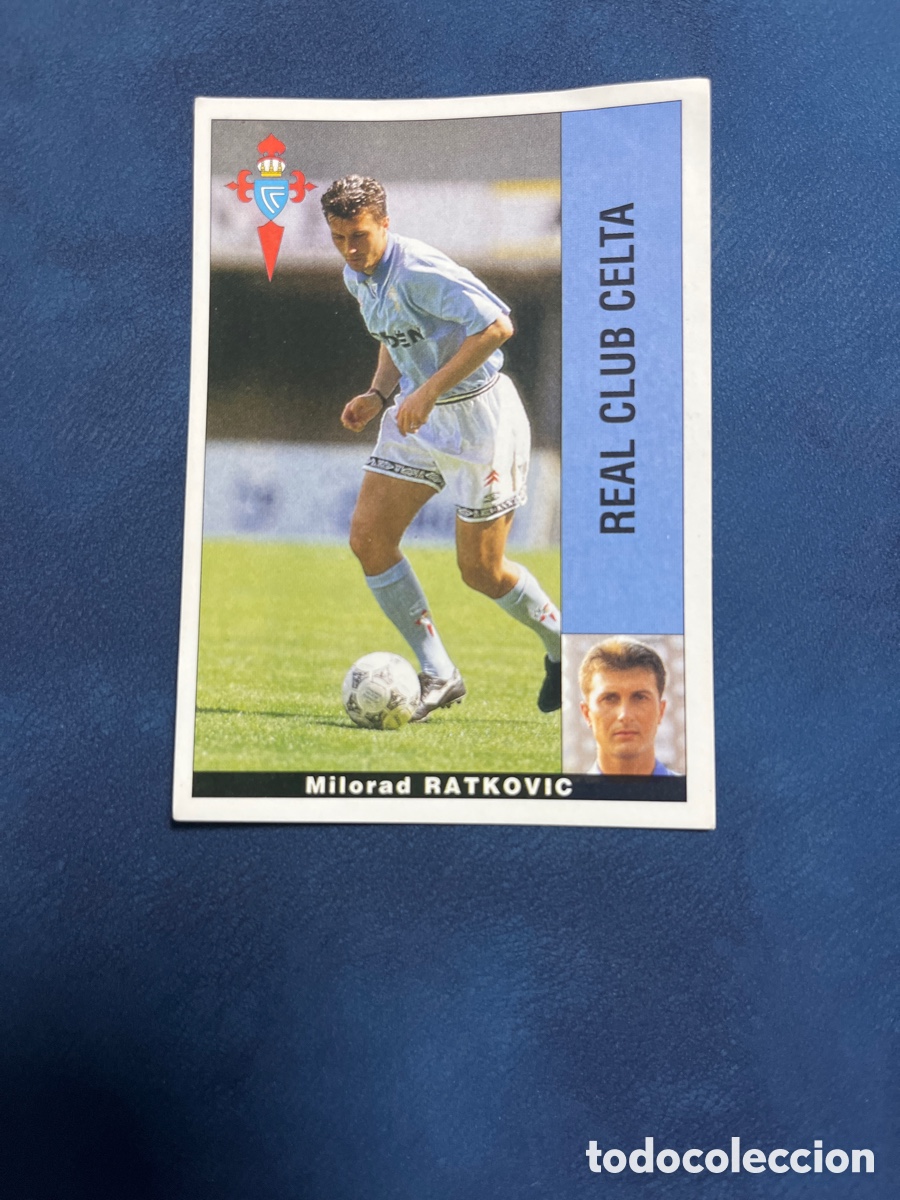 Cromos de F&uacute;tbol: RATKOVIC CELTA DE VIGO PANINI 1995 1996 LIGA 95 96 SIN PEGAR PEGATINA FUTBOL