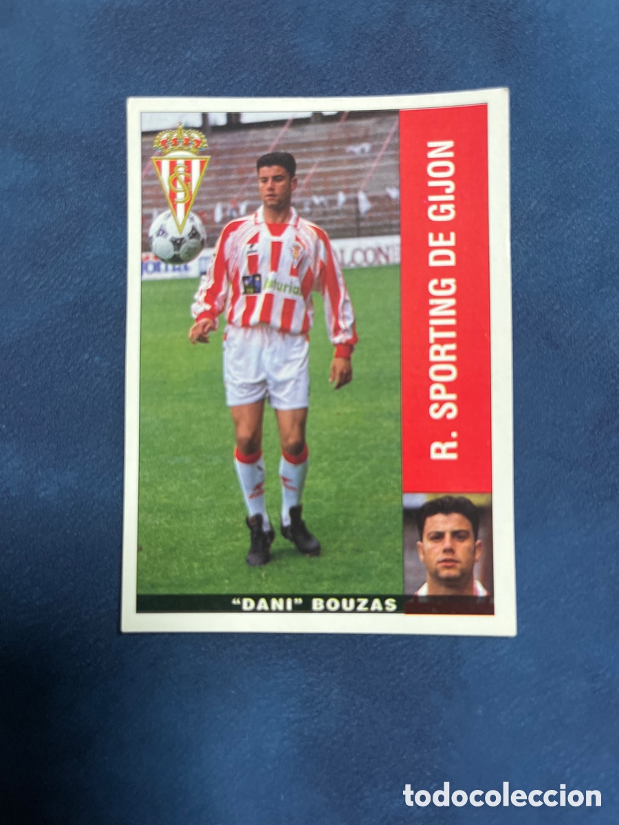 Cromos de F&uacute;tbol: DANI BOUZAS SPORTING DE GIJON PANINI 1995 1996 LIGA 95 96 SIN PEGAR PEGATINA FUTBOL CROMO
