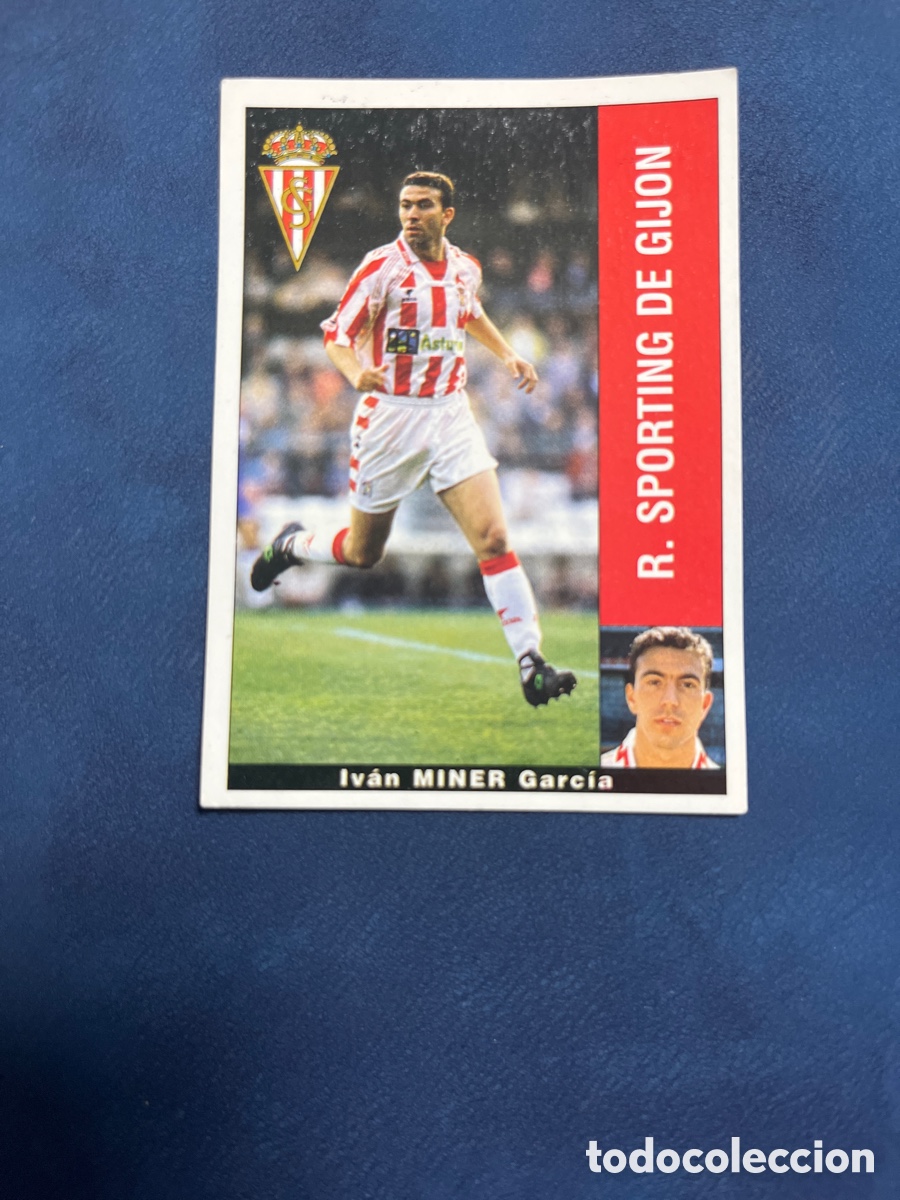 Cromos de F&uacute;tbol: MINER SPORTING DE GIJON PANINI 1995 1996 LIGA 95 96 SIN PEGAR PEGATINA FUTBOL CROMO