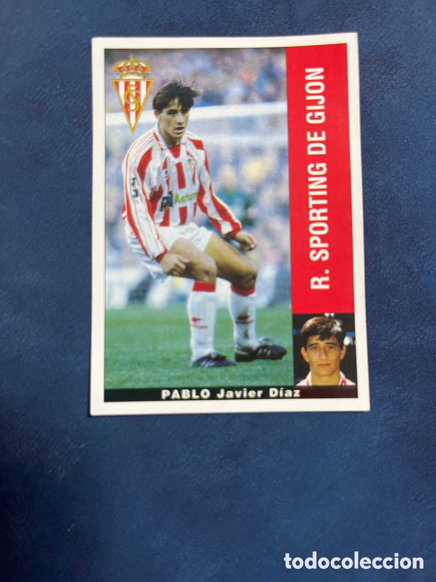 Cromos de F&uacute;tbol: PABLO SPORTING DE GIJON PANINI 1995 1996 LIGA 95 96 SIN PEGAR PEGATINA FUTBOL CROMO