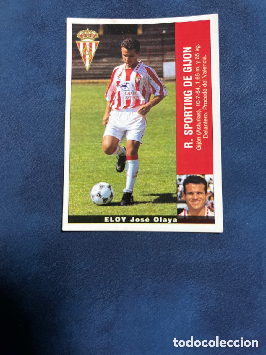 Cromos de F&uacute;tbol: ELOY COLOCA SPORTING DE GIJON PANINI 1995 1996 LIGA 95 96 SIN PEGAR PEGATINA FUTBOL CROMO