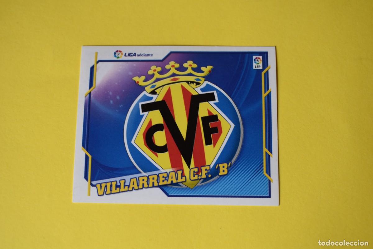 Figurine di Calcio: Cromo Liga 2010 2011. 10 11. Escudo. Villarreal. Liga Adelante. Colecciones ESTE. Panini. Sin pegar