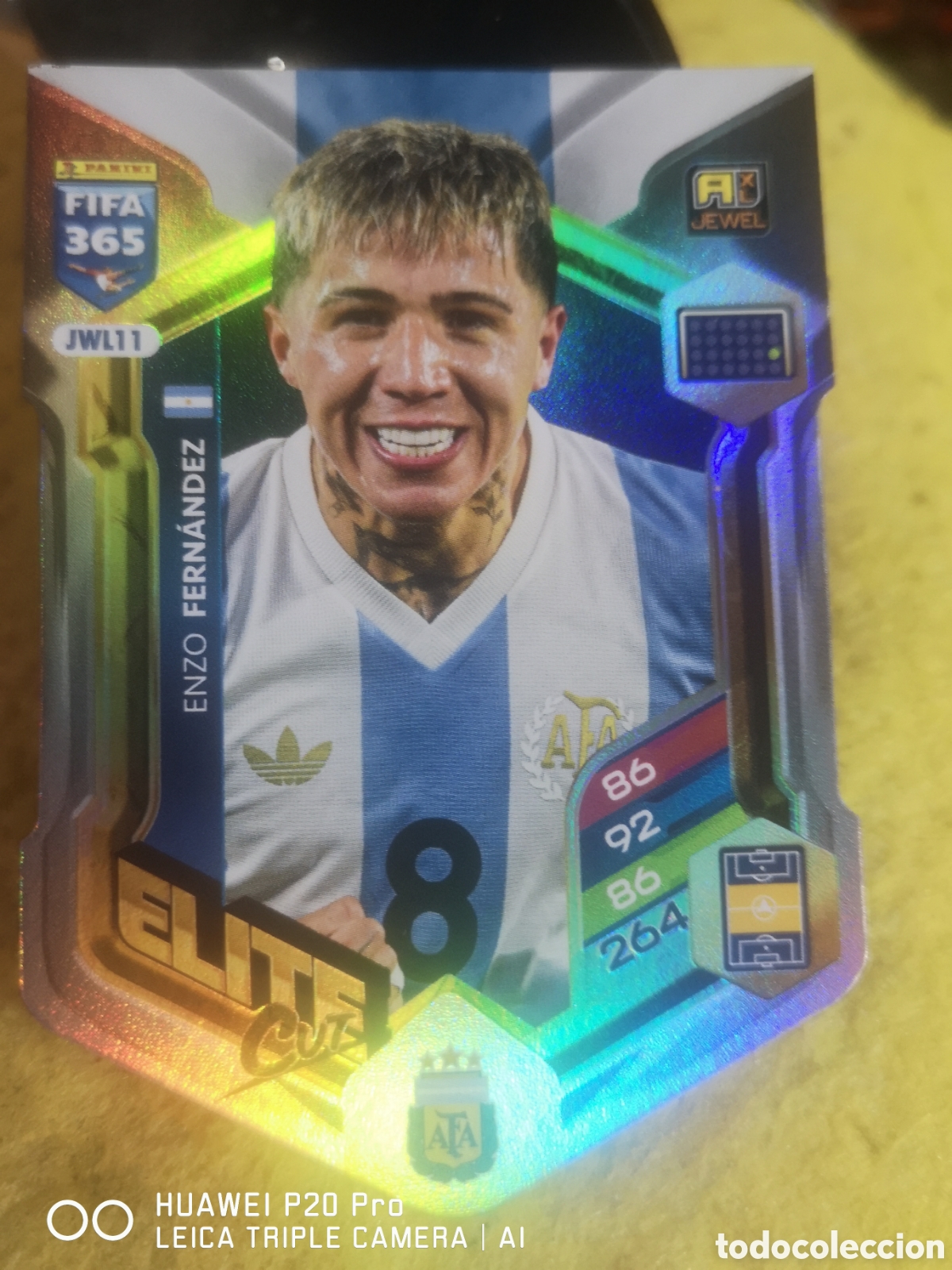 Cromos de F&uacute;tbol: FIFA 365 - ADRENALYN 2026 / ELITE CUT - ENZO FERNANDEZ - ARGENTINA / JWL11