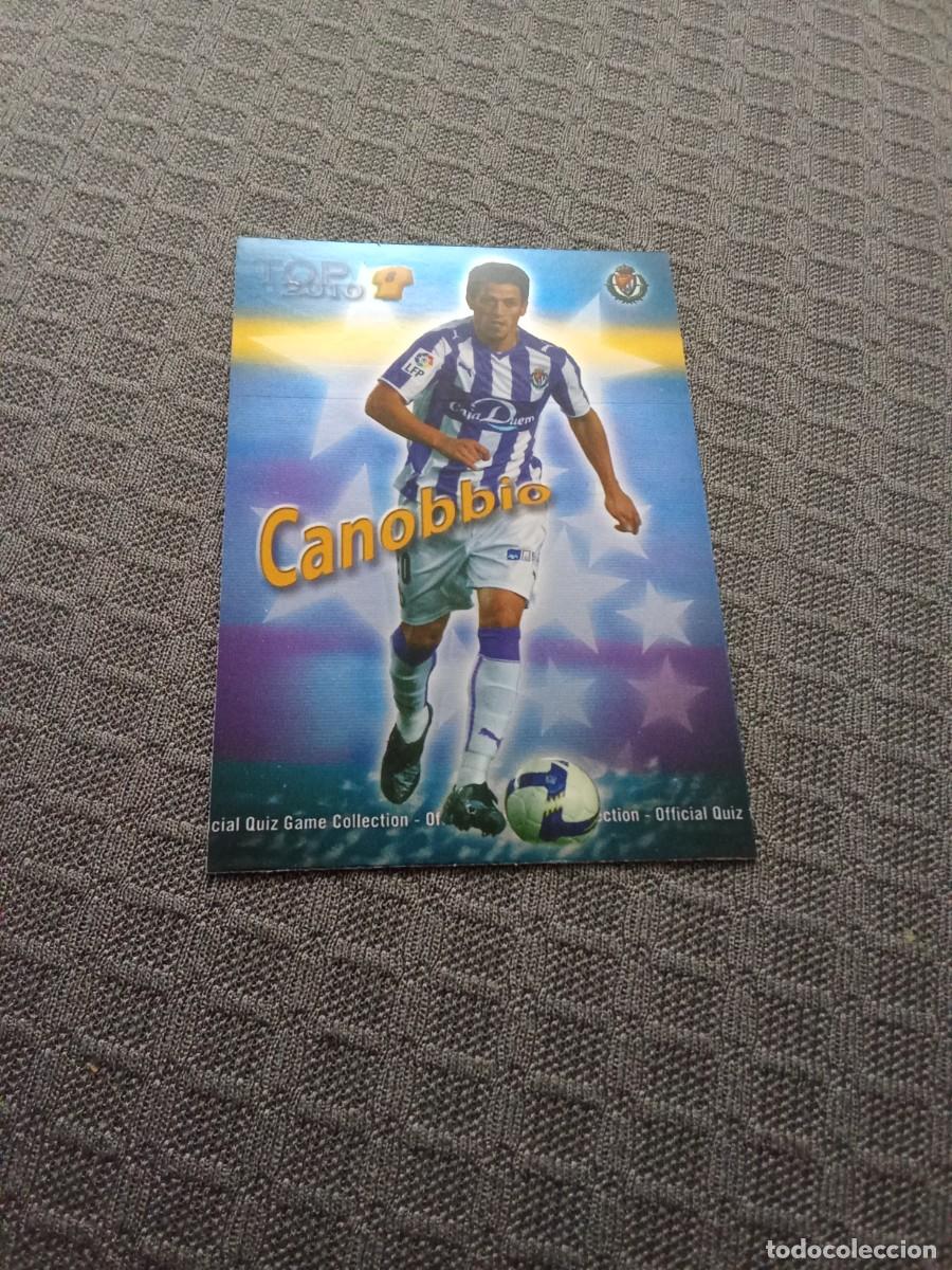 Fu&szlig;ball-Sticker: 606 canobbio top 2010 brillo liso azul quiz game collection 2010