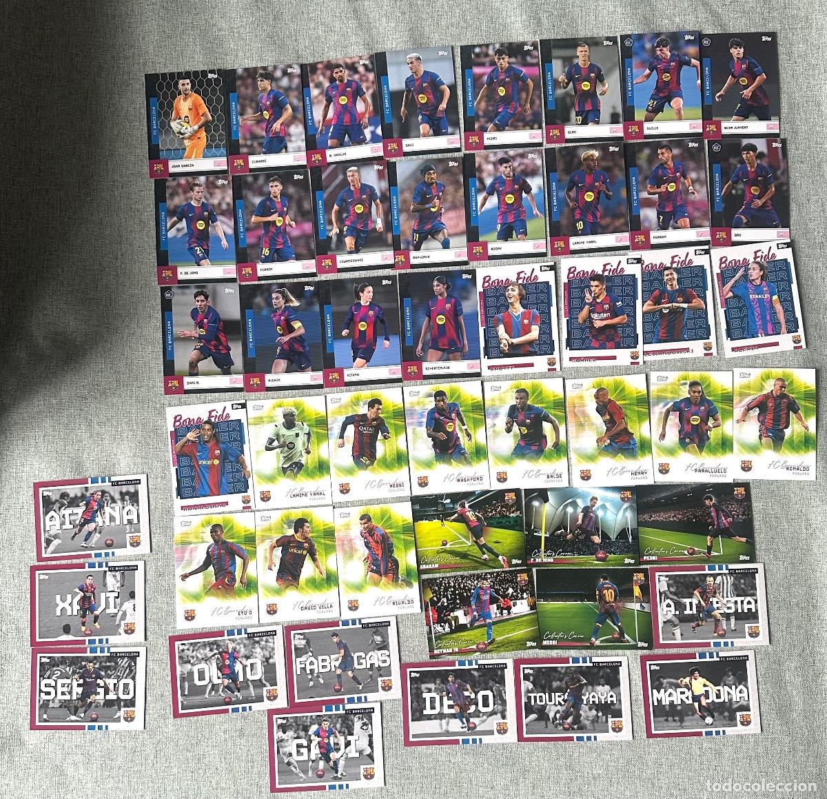 Fu&szlig;ball-Sticker: Colecci&oacute;n completa 50 cartas Team set Barcelona