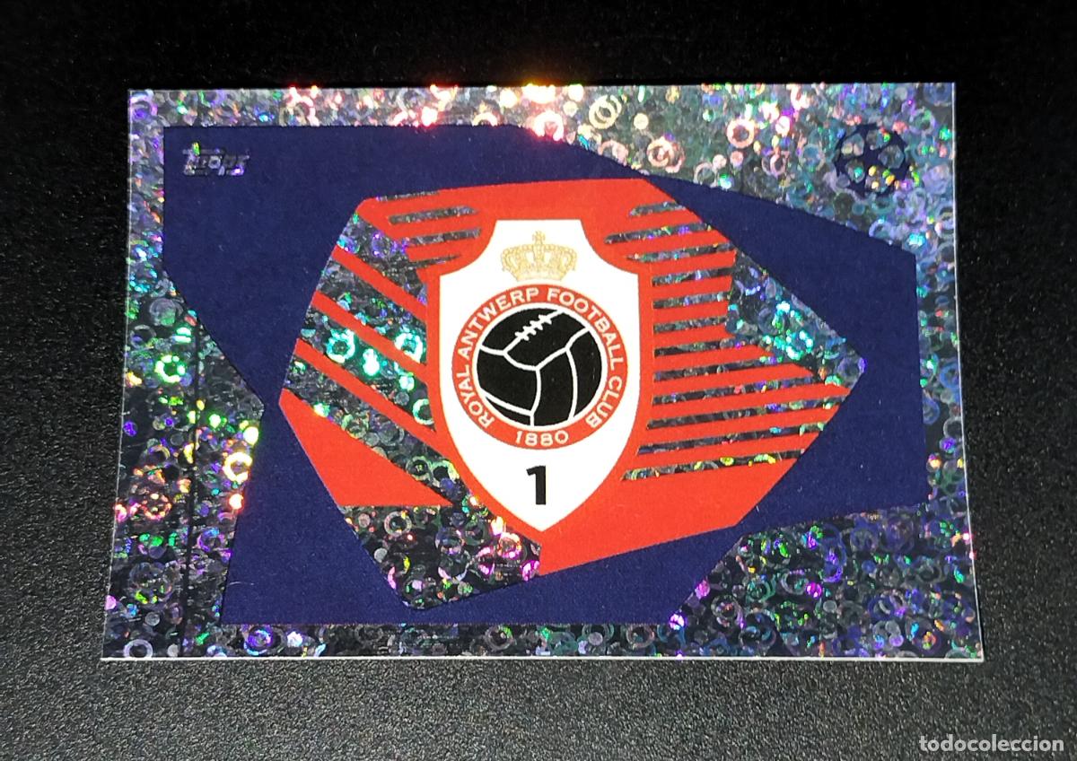 Cromos de f&uacute;tbol: 598 ESCUDO LOGO AMBERES STICKERS UEFA CHAMPIONS LEAGUE TOPPS 2023 2024 23 24