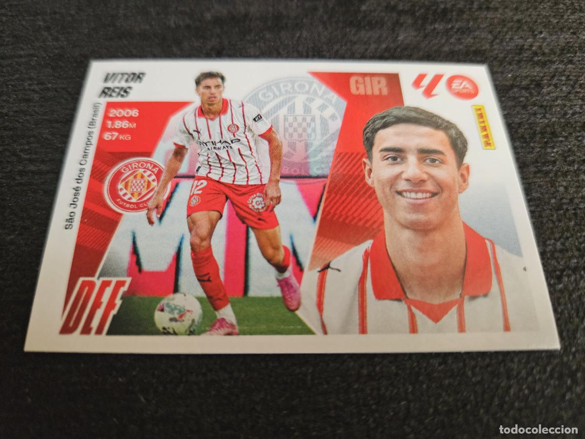 Cromos de F&uacute;tbol: LIGA ESTE 2025-2026 VITOR REIS GIRONA N&ordm; 28 FICHAJE (TERCERA EDICION)
