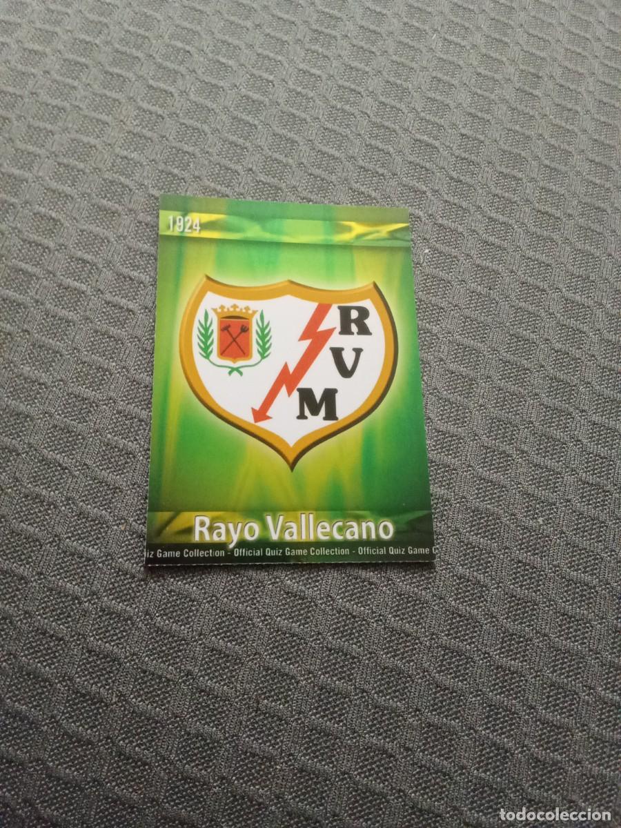Cromos de f&uacute;tbol: 796 escudo rayo vallecano brillo liso quiz game collection 2010