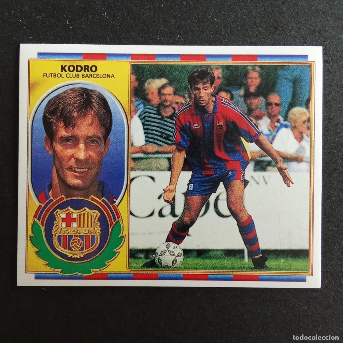 Cromos de F&uacute;tbol: CROMO LIGA 1996 1997 96 97 EDICIONES ESTE KODRO BARCELONA NUNCA PEGADO