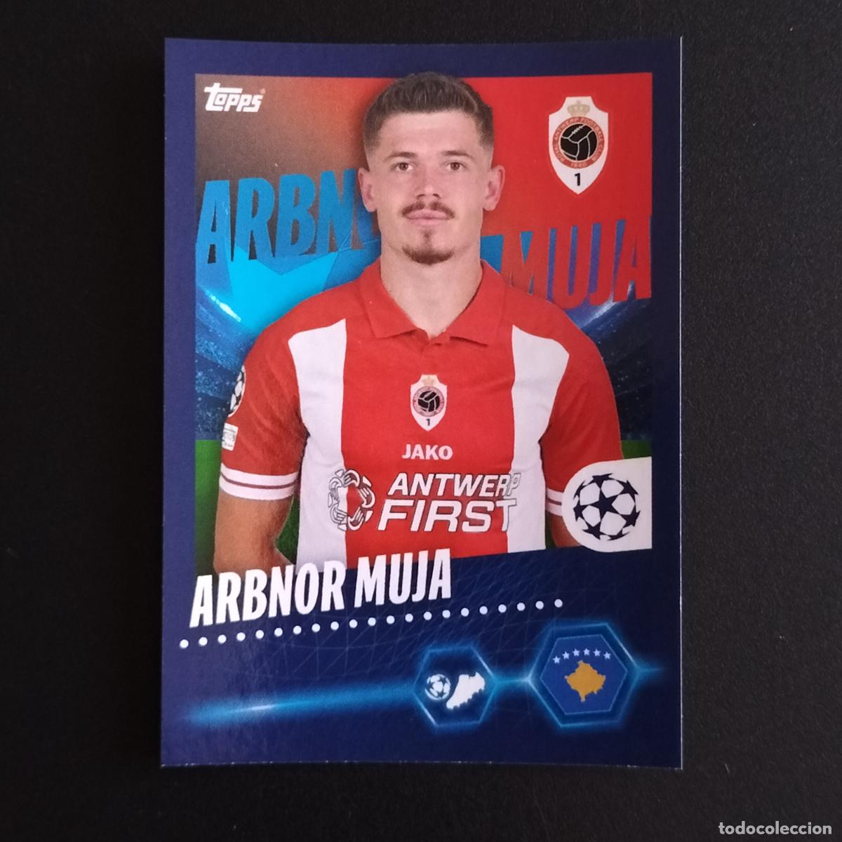 Cromos de f&uacute;tbol: 613 ARBNOR MUJA AMBERES STICKERS UEFA CHAMPIONS LEAGUE TOPPS 2023 2024 23 24