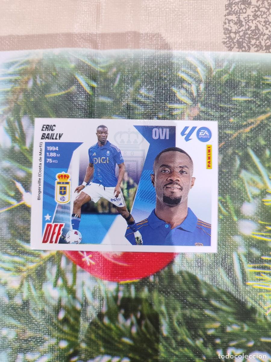 Fu&szlig;ball-Sticker: CROMO N&Uacute;MERO 7 BIS COLOCA ERIC BAILLY OVIEDO. LIGA ESTE 25/26. CUARTA EDICI&Oacute;N.
