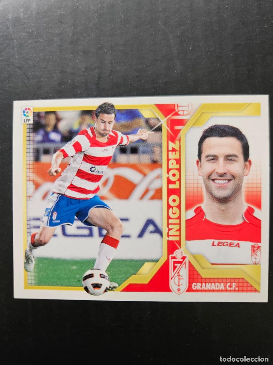 Figurine di Calcio: N&ordm; 4 I&Ntilde;IGO LOPEZ GRANADA LIGA ESTE 11 12 2011 2012 SIN PEGAR NUNCA PEGADO