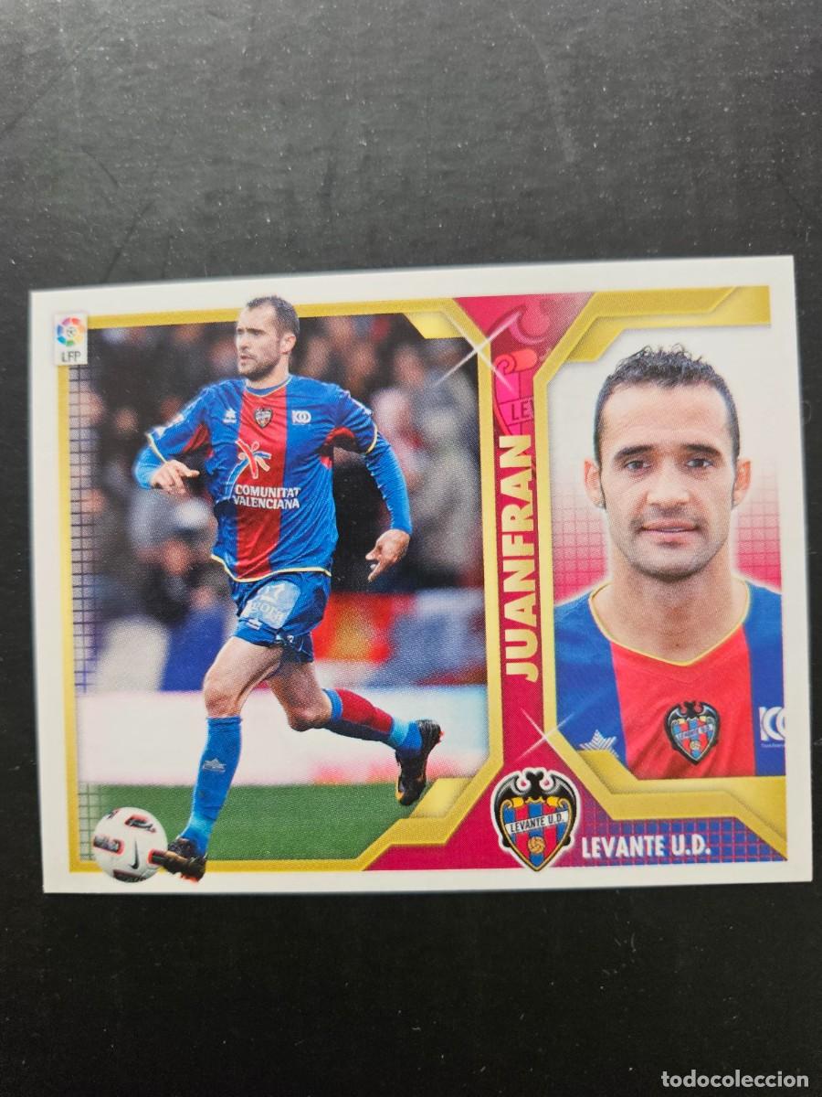Fu&szlig;ball-Sticker: N&ordm; 6 JUANFRAN LEVANTE LIGA ESTE 11 12 2011 2012 SIN PEGAR NUNCA PEGADO