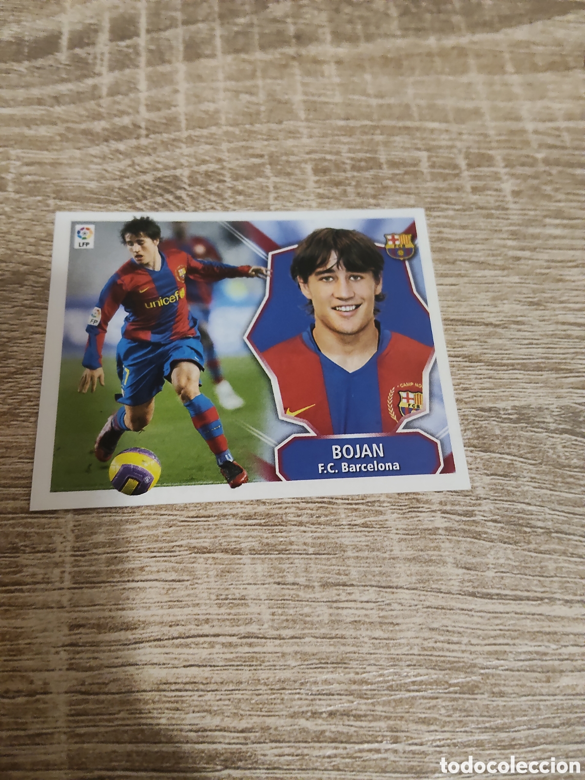 Football Stickers: Bojan Barcelona liga 2008 2009 08 09 ediciones este