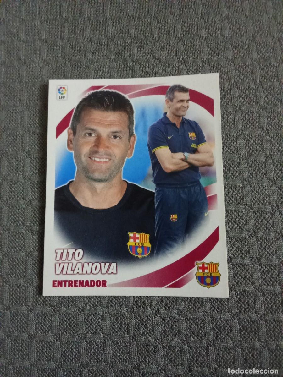 Fu&szlig;ball-Sticker: Entrenador FC Barcelona tito Vilanova 2012-13