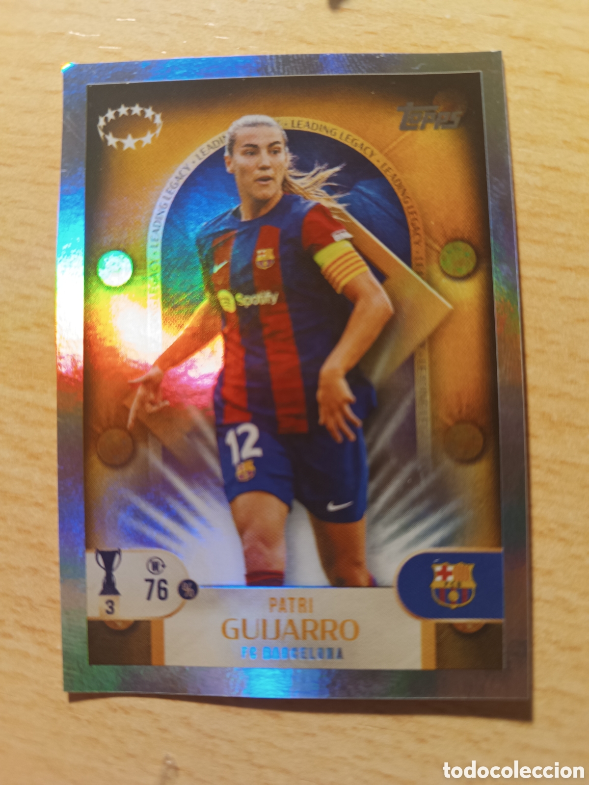 Football Stickers: 277 PATRI GUIJARRO FC BARCELONA UEFA CHAMPIONS LEAGUE UCL STICKERS TOPPS 25 26
