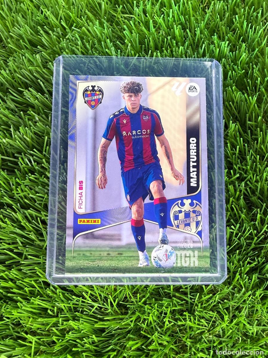 Football Stickers: N&ordm; 204BIS Matturro Fichas Bis Levante UD Megacracks 25 26