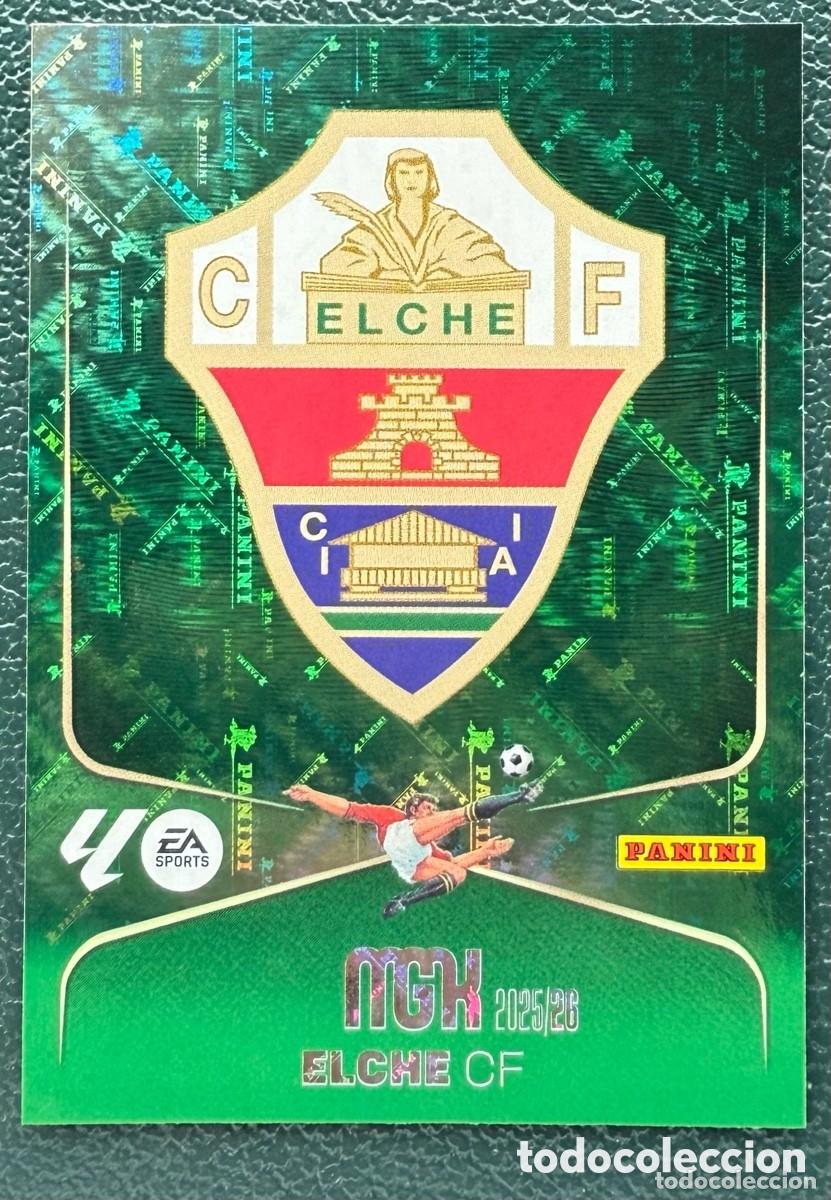 Cromos de Futebol: 127 ESCUDO ELCHE CF FICHAS ALBUM MEGACRACKS 2025 2026 MGK 25 26