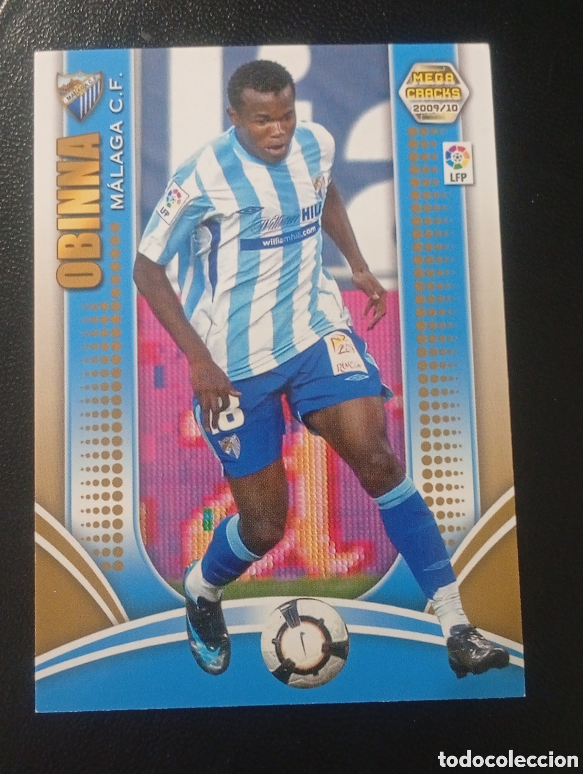 Figurine di Calcio: 161 OBINNA MALAGA MEGACRACKS 2009 2010 09 9 10 CROMOS CARDS PANINI NIGERIA