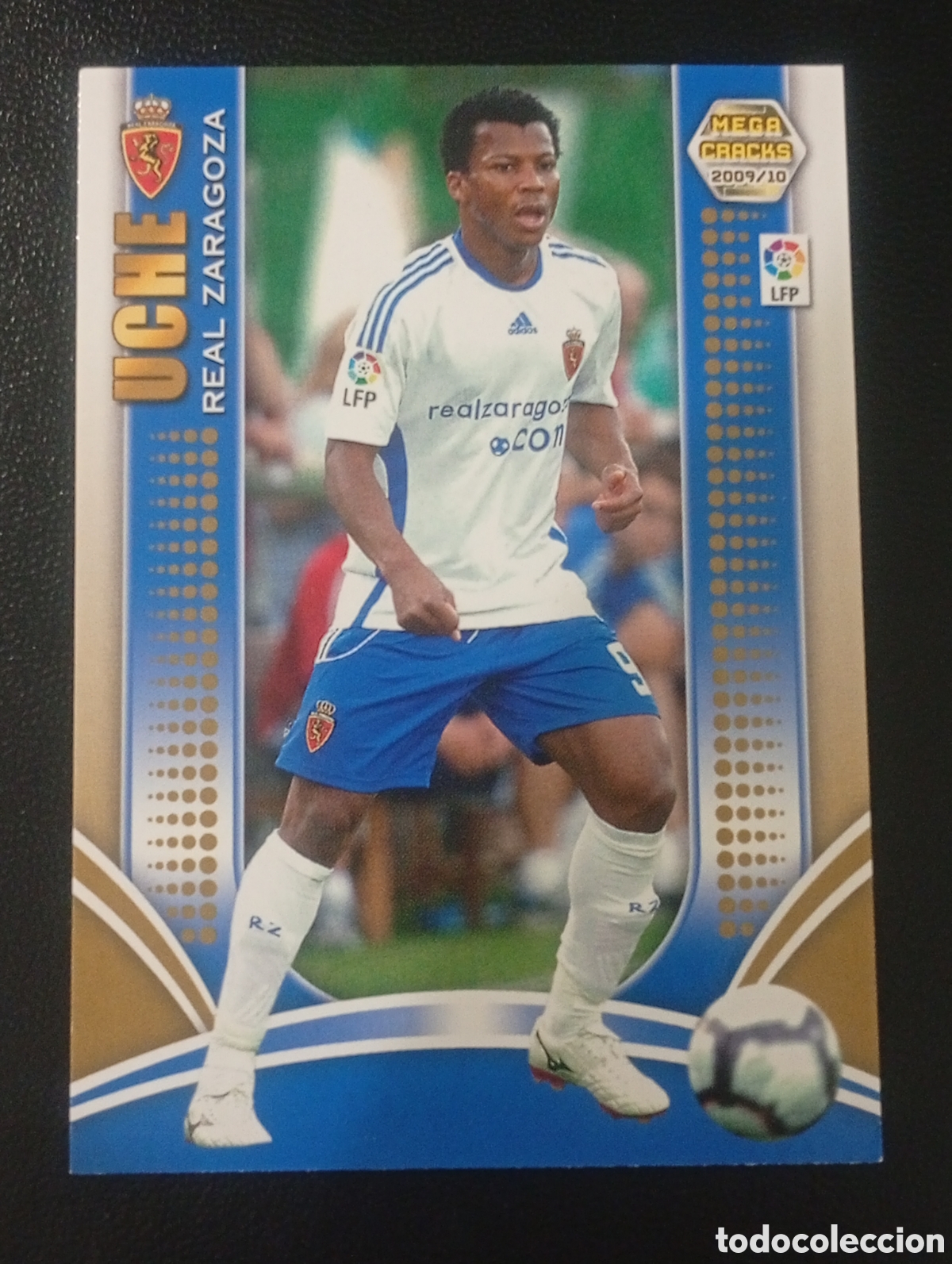 Fu&szlig;ball-Sticker: 359 UCHE ZARAGOZA MEGACRACKS 2009 2010 09 9 10 CROMOS CARDS PANINI